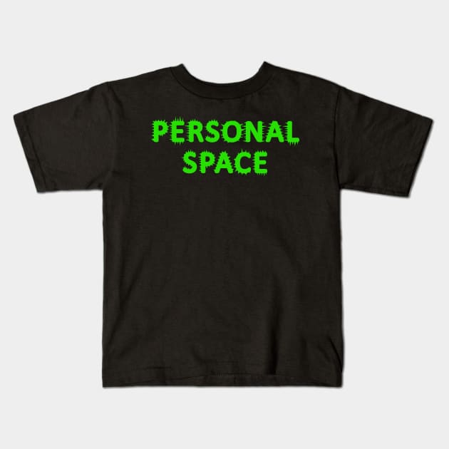 Personal Space spikes design Kids T-Shirt by xenotransplant